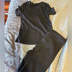 NEW two piece black lounge set